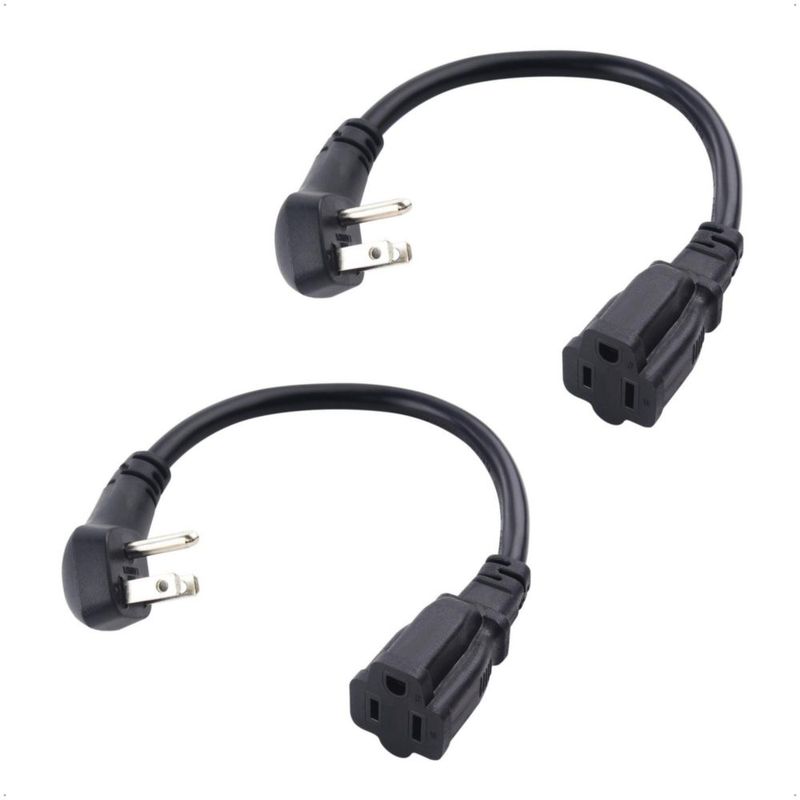 Cable de alimentación Cable Matters 30 cm paquete de 2 perfil bajo