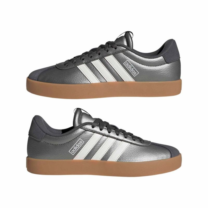 Zapatillas adidas VL Court 3.0 Iron/Blanco/Gris 7.5 para mujer