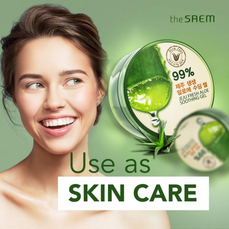 Gel de Aloe THESAEM 300 ml Calmante e Hidratante