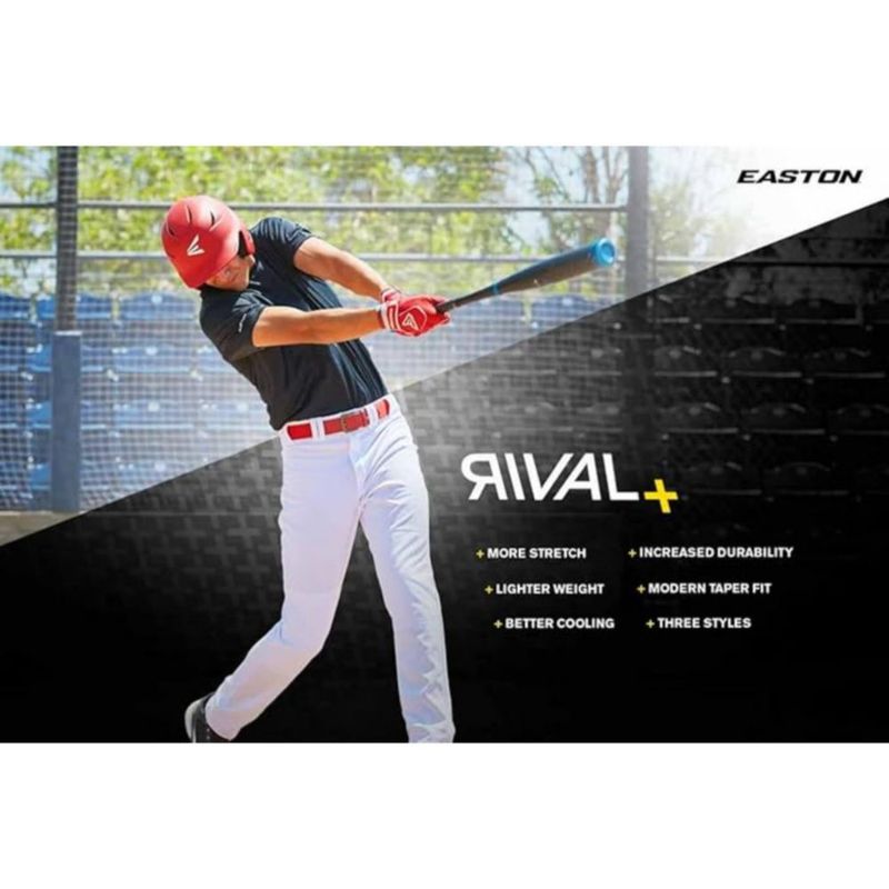 Pantalón de béisbol Easton RIVAL+ Talla M Blanco/Azul Marino