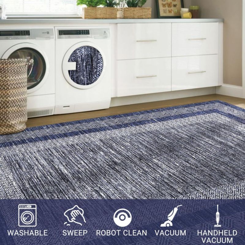 Alfombra GarveeHome 140x183 cm Lavable Antideslizante