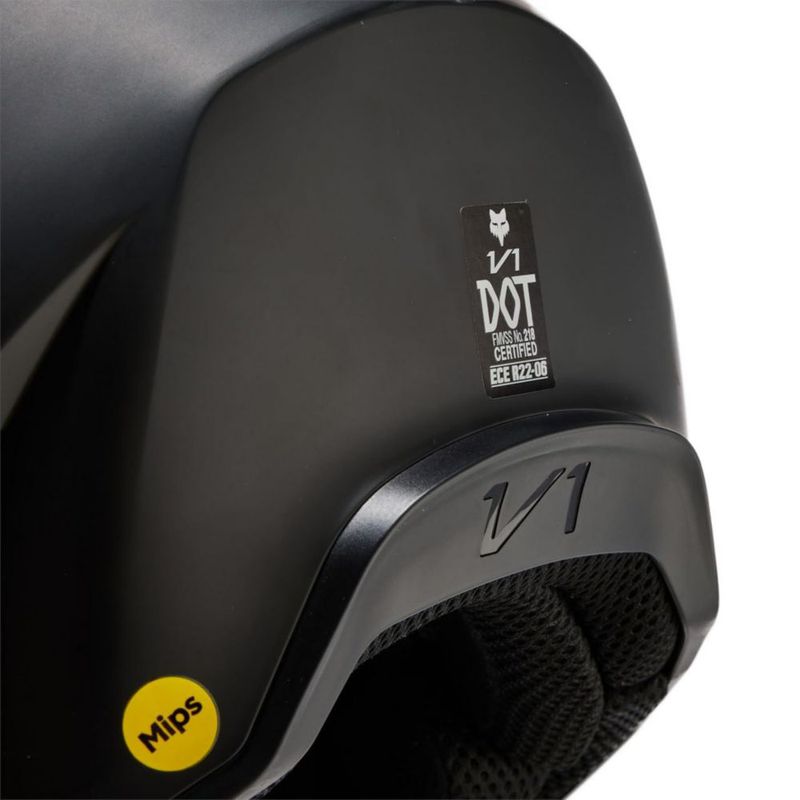Casco Fox Racing V1 negro mate talla XS