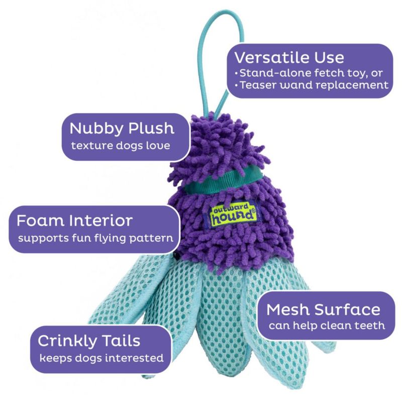 Juguete para Perro Outward Hound 14 cm Pack de 2 – Pájaro Texturizado