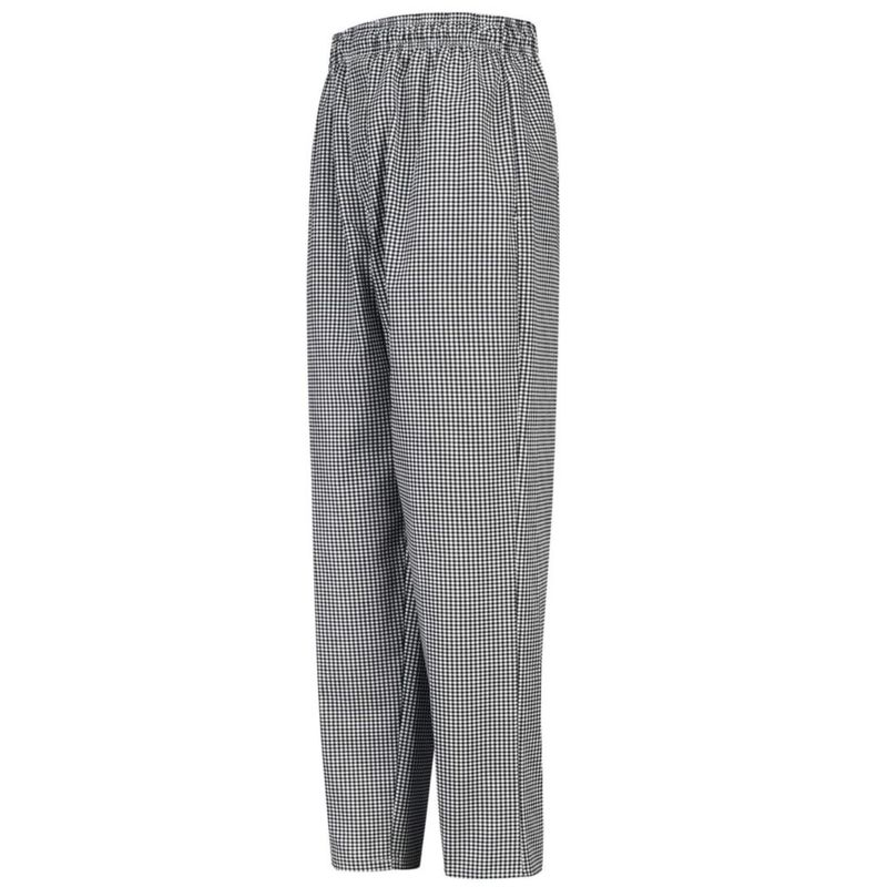 PANTALONES Chef Designs XL a Cuadros Negro y Blanco