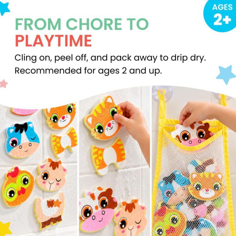 Pegatinas de Baño ALEX TOYS 12 Piezas Animales de Granja