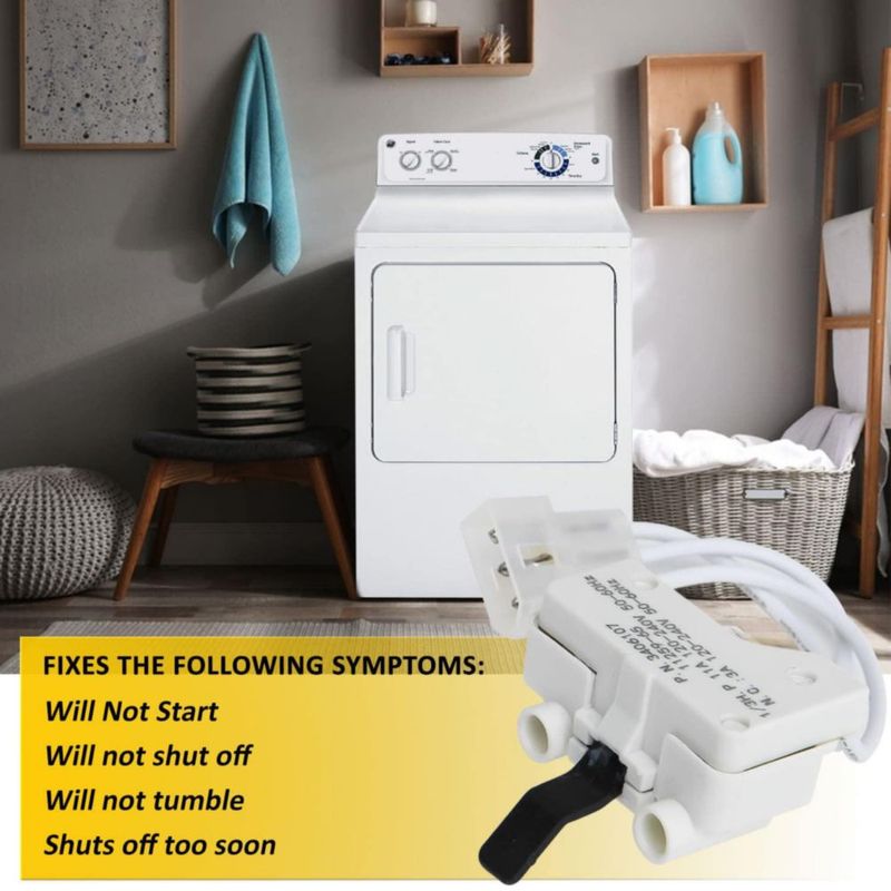 Interruptor de puerta para secadora Seentech 2 unidades 3406107