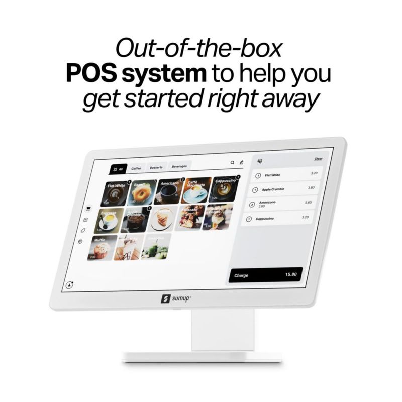 Sistema POS SUMUP Lite de pantalla táctil de 13"