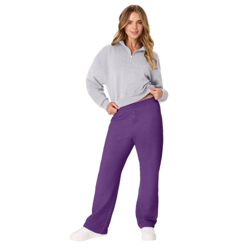 PANTALONES Hanes EcoSmart Violeta Splendor Heather Talla S