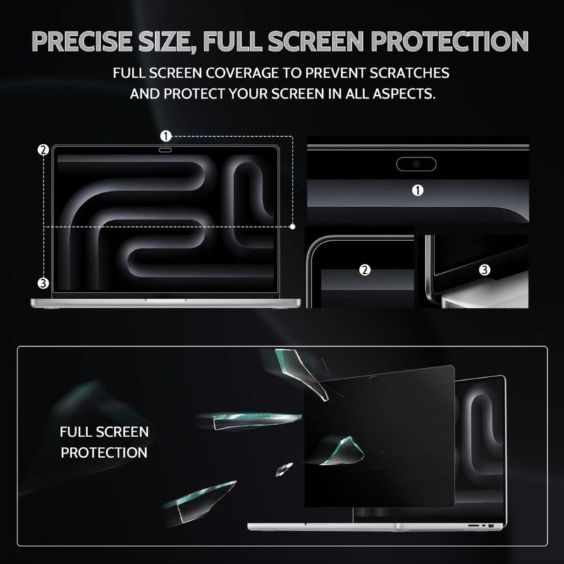 Protector de pantalla de privacidad Peslv para MacBook Air/Pro de 13"
