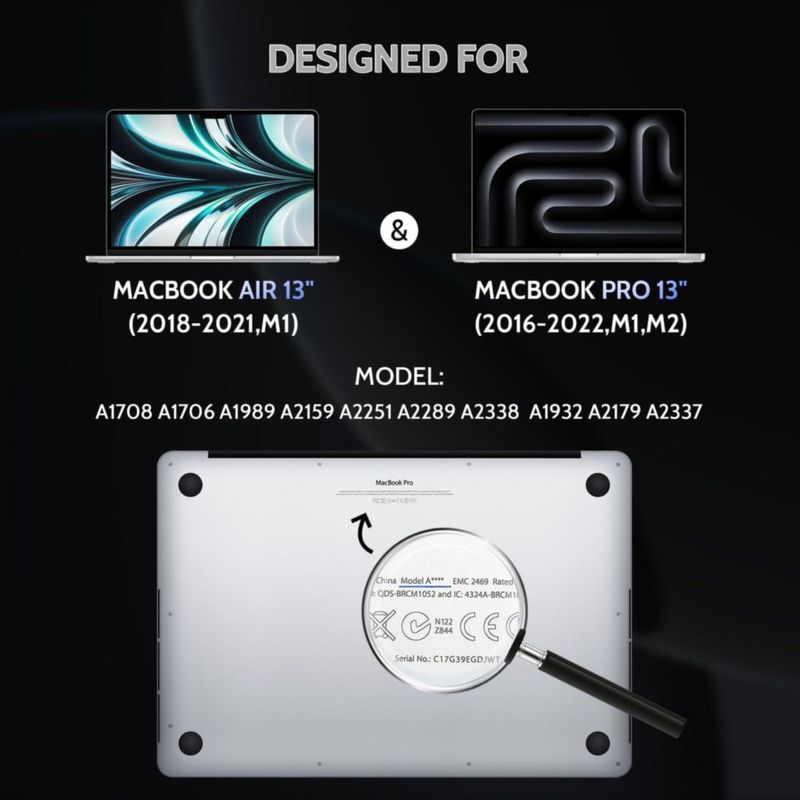 Protector de pantalla de privacidad Peslv para MacBook Air/Pro de 13"