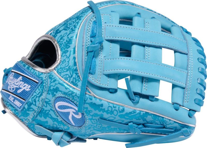 Guante de Softball Rawlings 30 cm H Web Mano Derecha Azul Columbia