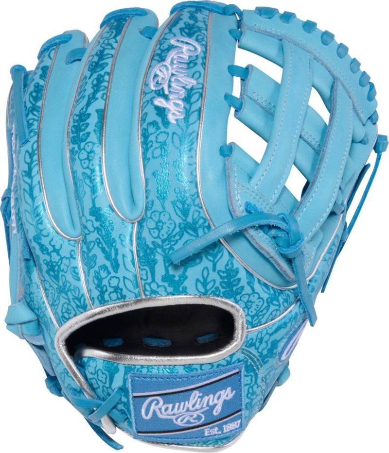 Guante de Softball Rawlings 30 cm H Web Mano Derecha Azul Columbia