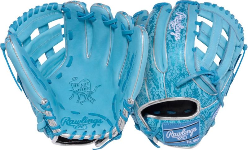 Guante de Softball Rawlings 30 cm H Web Mano Derecha Azul Columbia