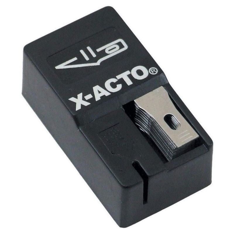 Cuchillas X-Acto No. 11 con dispensador de seguridad paquete de 15