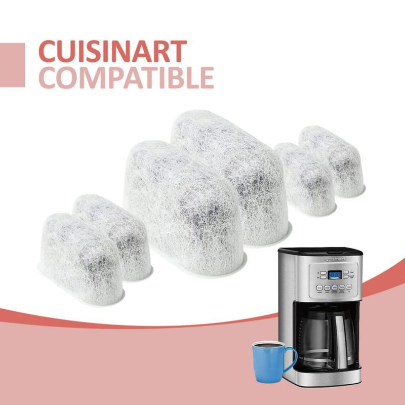 Filtros de agua BRENSTEN 6 unidades compatibles con Cuisinart