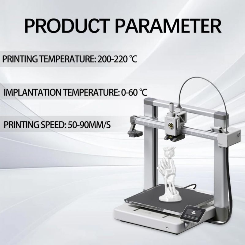 Filamento Miailuy Silk PLA 175 mm 1 kg Blanco Seda