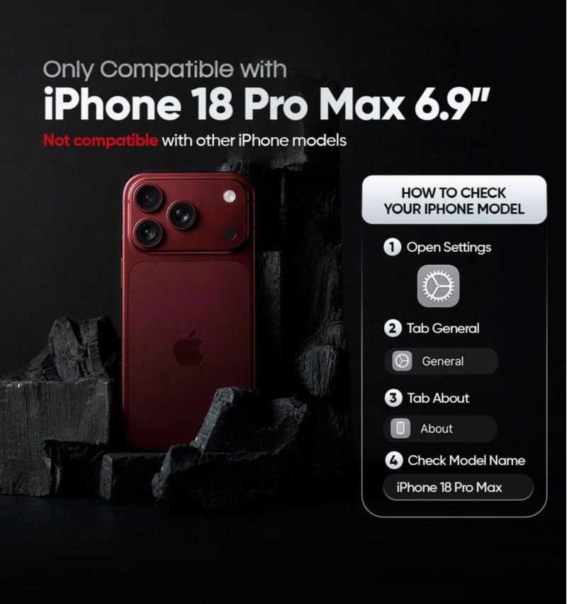 Funda MOTIVE para iPhone 18 Pro Max 6.9" Impermeable