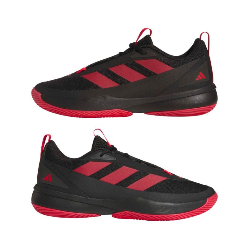 Zapatillas de baloncesto adidas Front Court 6 Negro/Rubí