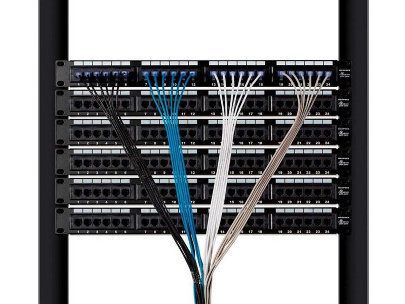 Cable Ethernet Monoprice Cat6A 06 m Morado – Pack de 10