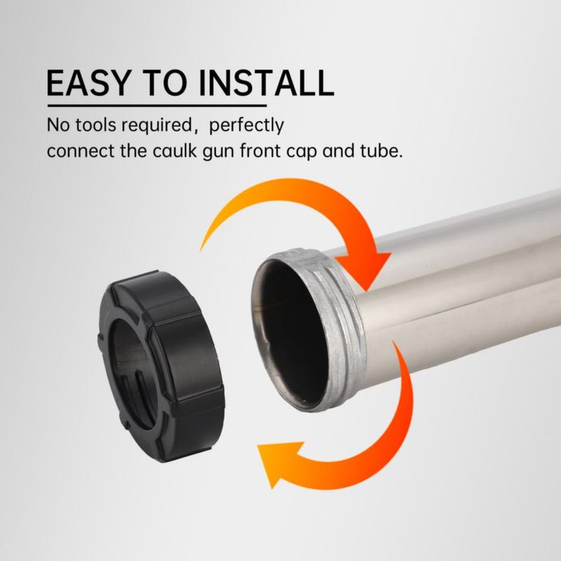 Juego de 2 tubos plateados de 20 oz para pistola de calafateo de salchichas Zyklonix