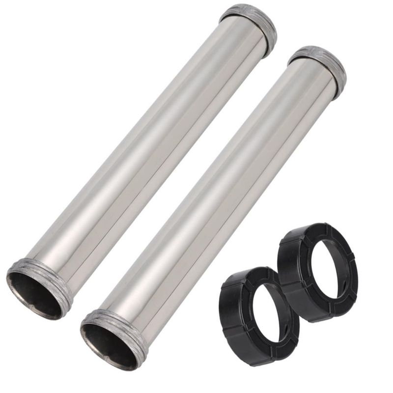 Juego de 2 tubos plateados de 20 oz para pistola de calafateo de salchichas Zyklonix