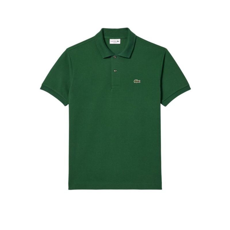 Camisa Polo Lacoste L.12.12 Original Piqué Verde Talla S