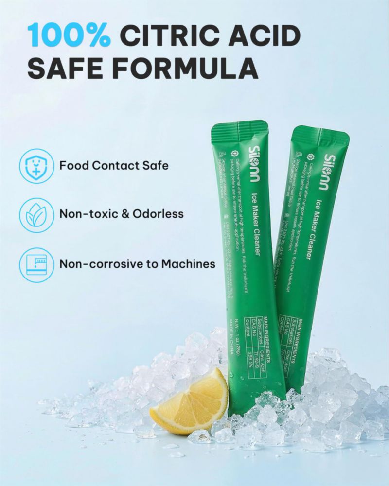 Máquina de Hielo Silonn 20 kg/24 h 3 L Tanque 12 h Temporizador