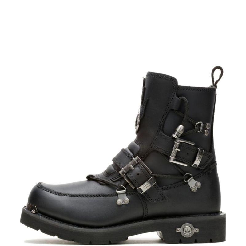 Bota Harley‑Davidson 10.5 M de cuero negro
