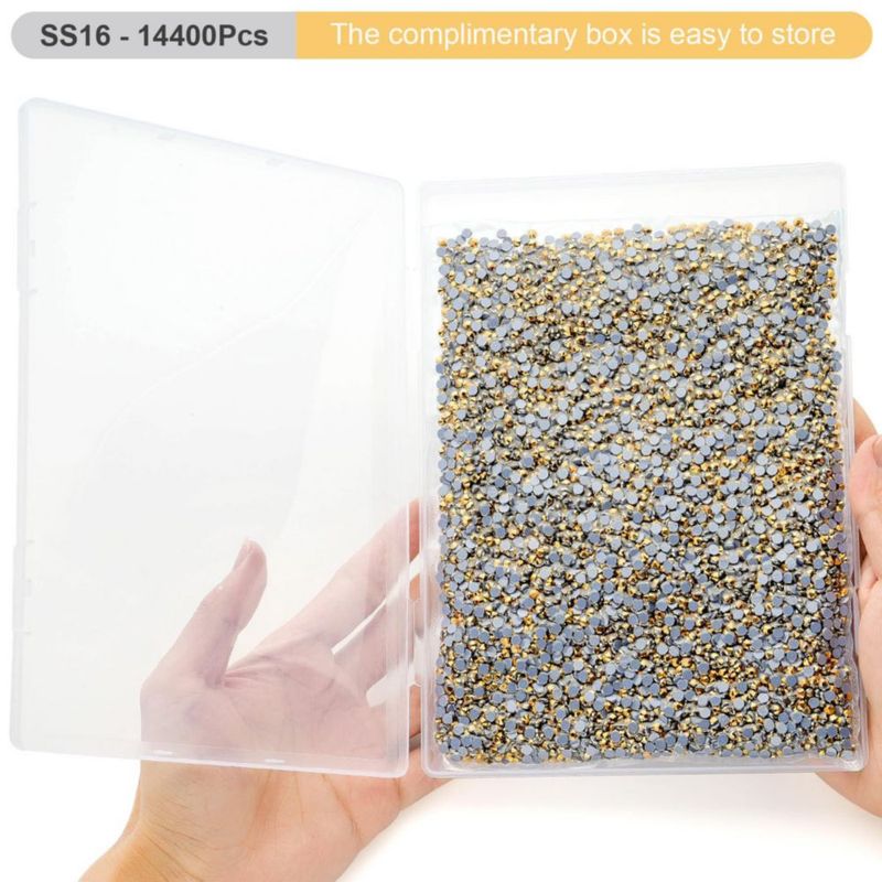 Strass MEIBITE SS16 Dorado 14.400 uds 38‑40 mm