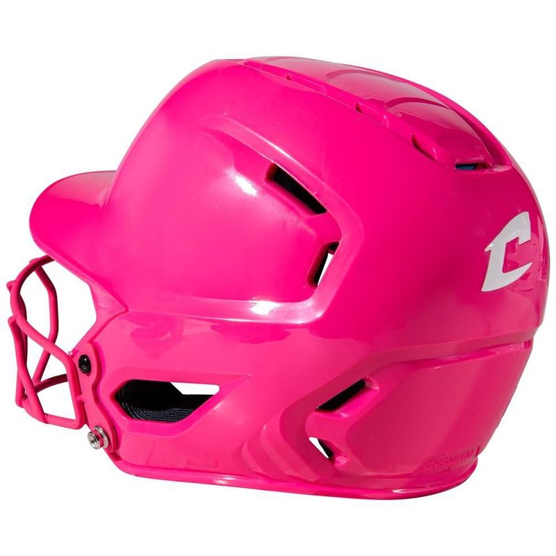Casco de Softball CHAMPRO talla pequeña rosa