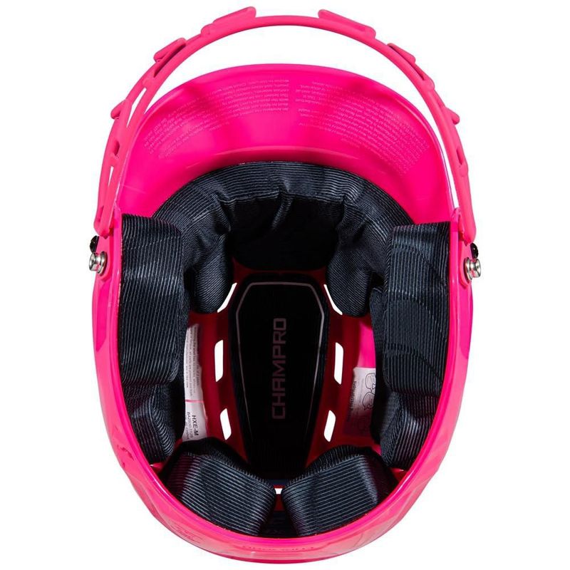 Casco de Softball CHAMPRO talla pequeña rosa