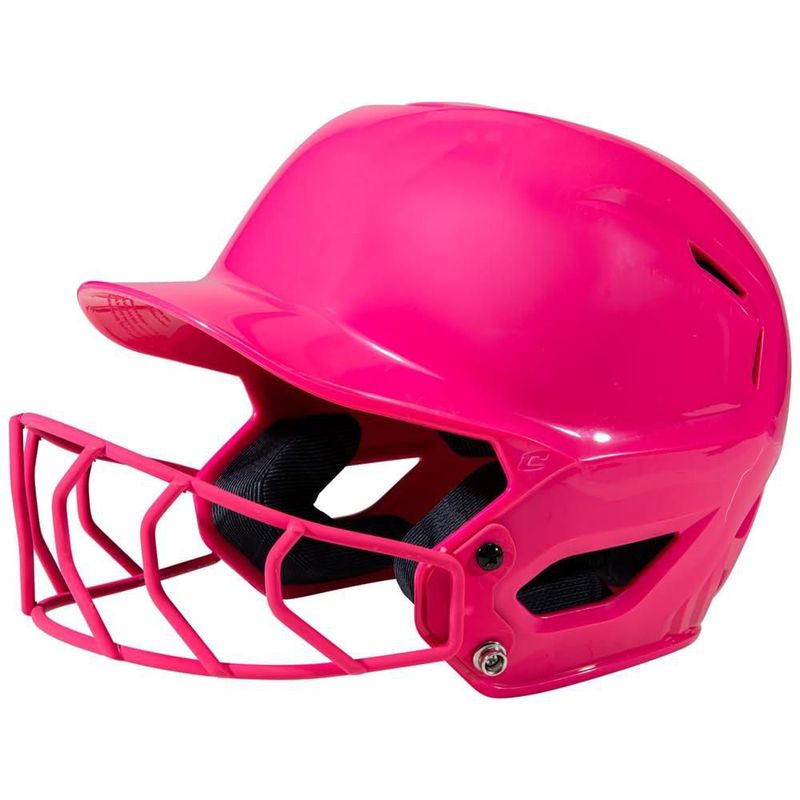 Casco de Softball CHAMPRO talla pequeña rosa