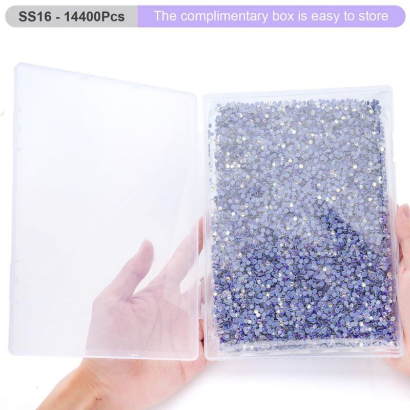 Piedras de strass MEIBITE SS16 14400 piezas 38‑40 mm Hotfix