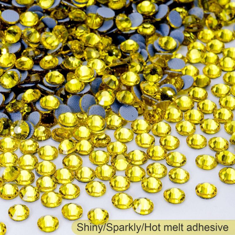 Strass MEIBITE SS16 Citrino 14400 piezas 38-40 mm