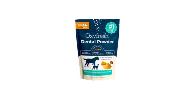 Polvo Dental Oxyfresh para Perros y Gatos – Control de Placa