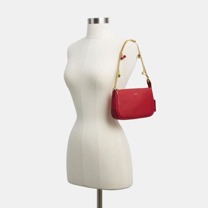 Bolso Coach Plaza con cadena adornada 20 cm