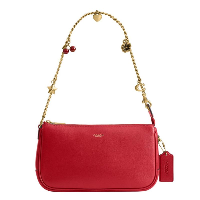 Bolso Coach Plaza con cadena adornada 20 cm