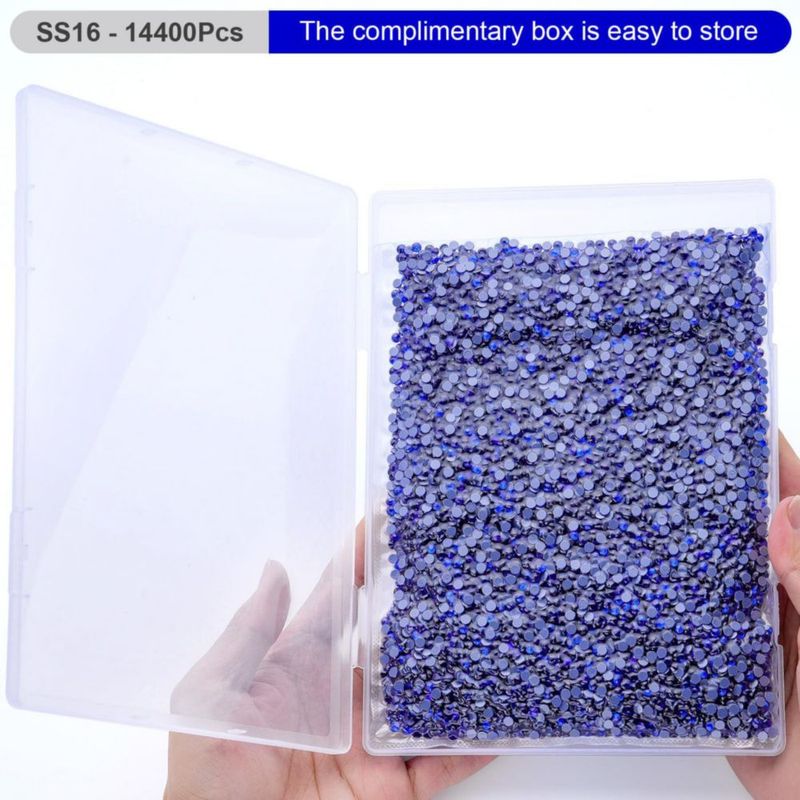 Strass MEIBITE SS16 Azul Oscuro 14400 piezas 3.8-4.0 mm