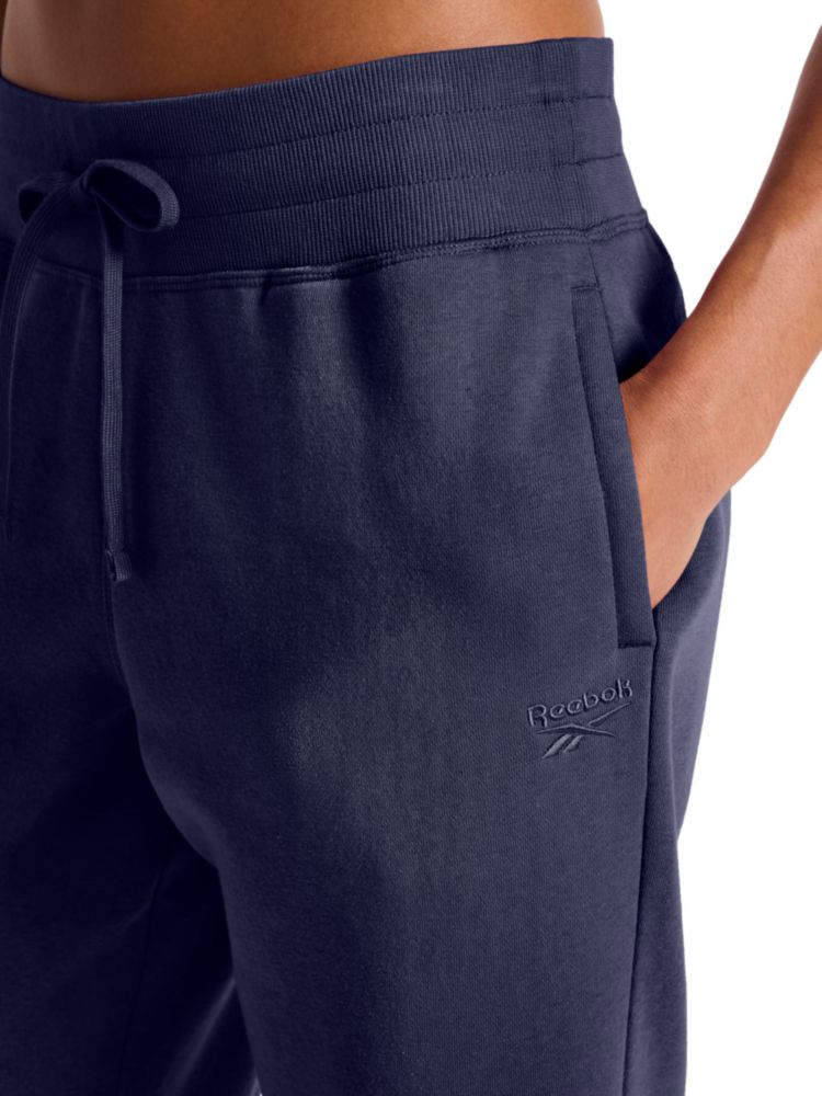 Pantalón de chándal Reebok talla XL 76 cm azul marino algodón‑poliéster