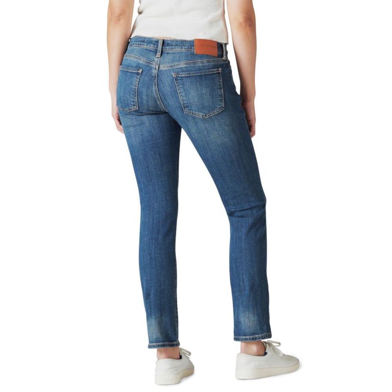 Jeans Lucky Brand 27W x 32L color Tanzanite cintura media