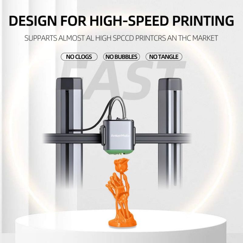 Filamento 3D Miailuy PLA+ 4 kg Negro+Blanco+Naranja+Rojo