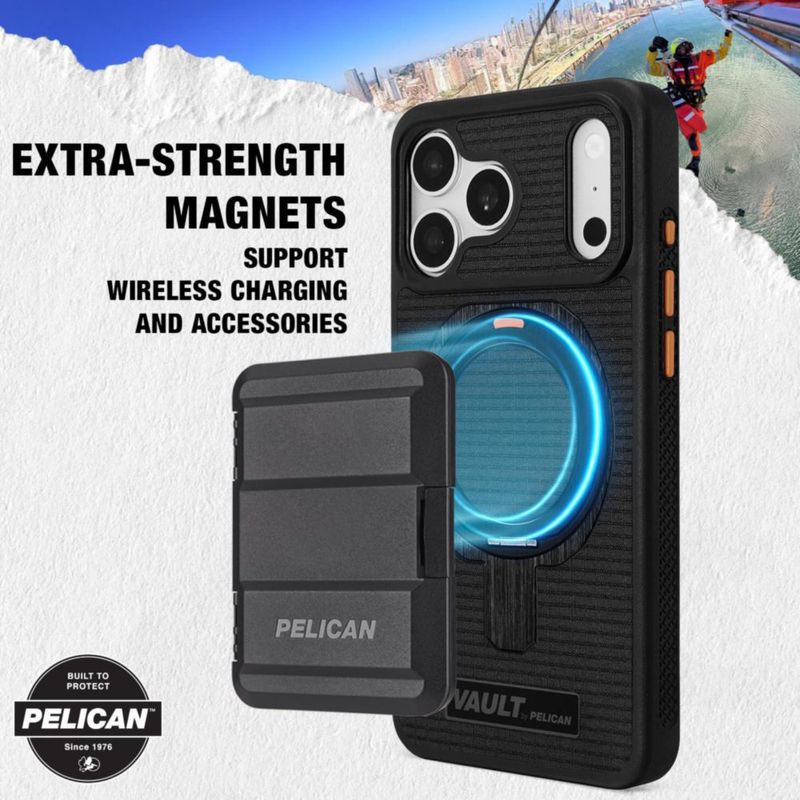 Funda Pelican Vault para iPhone 18 Pro Max - Negra
