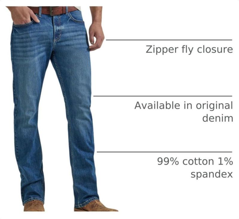 PANTALONES Wrangler 28W x 32L Vintage Corte de Bota Sorrel