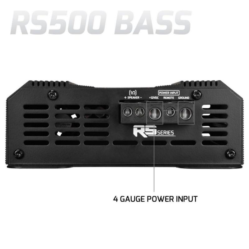 Amplificador PRV AUDIO RS500 500 W 1 Ω 12 V Monobloque