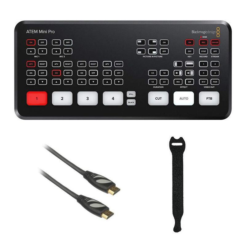 Conmutador de transmisión en vivo Blackmagic Design ATEM Mini Pro