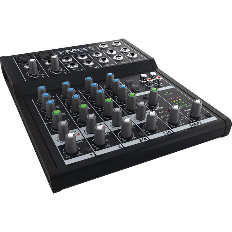Mezclador compacto Mackie Mix8 de 8 canales con 2 preamplificadores de micrófono