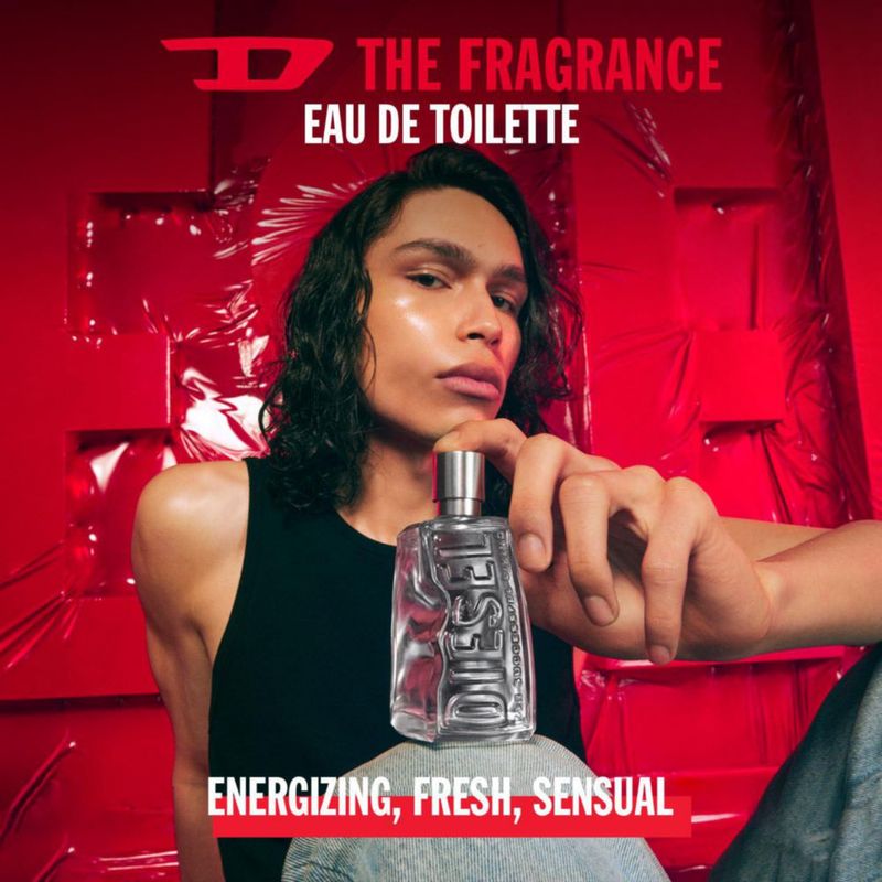 Eau de toilette recargable Perfume Diesel D 50 ml para hombres y mujeres