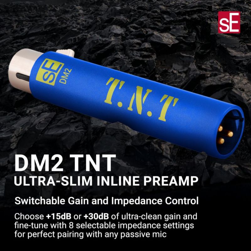 Preamplificador de Micrófono sE Electronics DM2 TNT Ultra Delgado en Línea