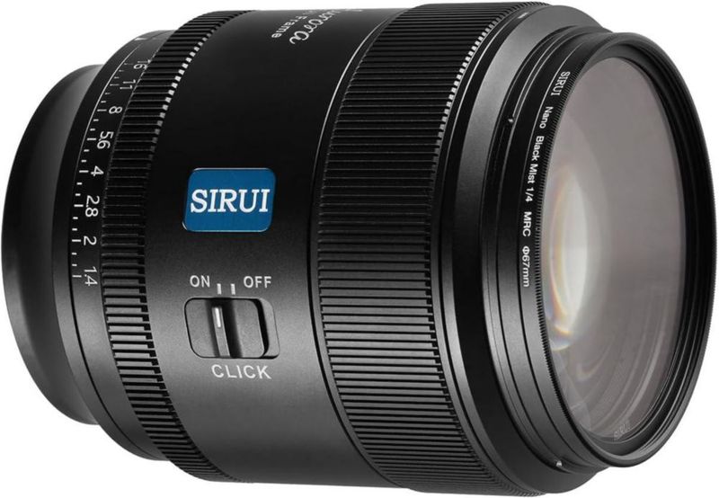Objetivo Sirui Aurora 85mm F1.4 con Enfoque Automático para Montura E