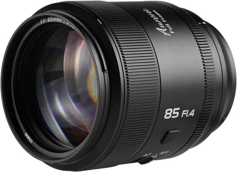 Objetivo Sirui Aurora 85mm F1.4 con Enfoque Automático para Montura E